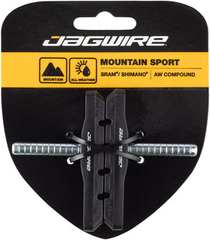 Jagwire Brake Pads Jagwire Mountain Sport Brake Pads Smooth Post Black