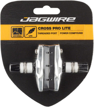 Jagwire Brake Pads Silver Jagwire Cross Pro Brake Pads - Threaded Post