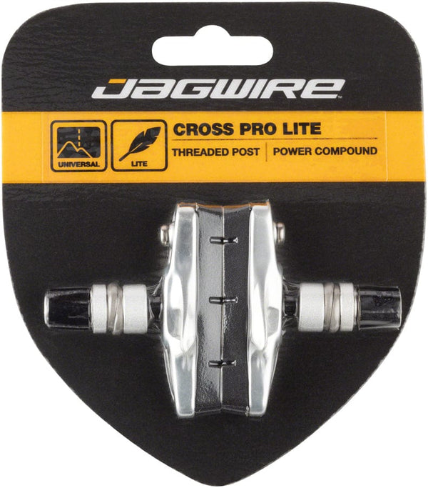 Jagwire Brake Pads Silver Jagwire Cross Pro Brake Pads - Threaded Post