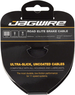 Jagwire Cables and Housing 2000Mm / SRAM/Shimano Road Jagwire Elite Ultra-Slick Brake Cable