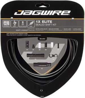 Jagwire Cables and Housing Black Jagwire 1x Elite Sealed Shift Cable Kit
