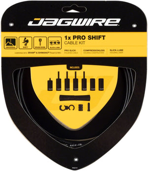 Jagwire Cables and Housing Black Jagwire 1x Pro Shift Kit Road/Mountain SRAM/Shimano