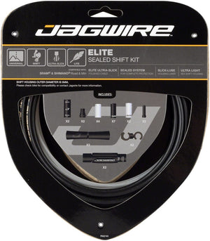 Jagwire Cables and Housing Black Jagwire Elite Sealed Shift Cable Kit