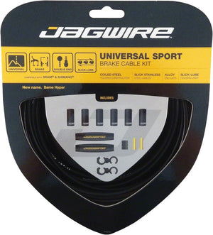 Jagwire Cables and Housing Black Jagwire Universal Sport Brake Cable Kit