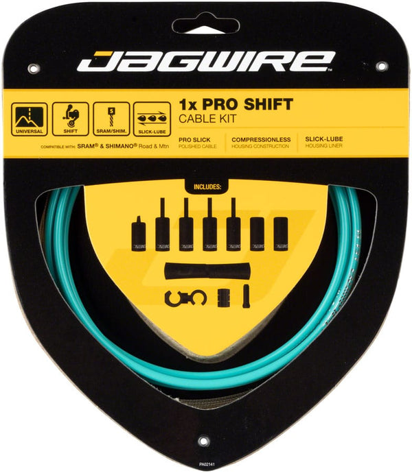 Jagwire Cables and Housing Celeste Jagwire 1x Pro Shift Kit Road/Mountain SRAM/Shimano