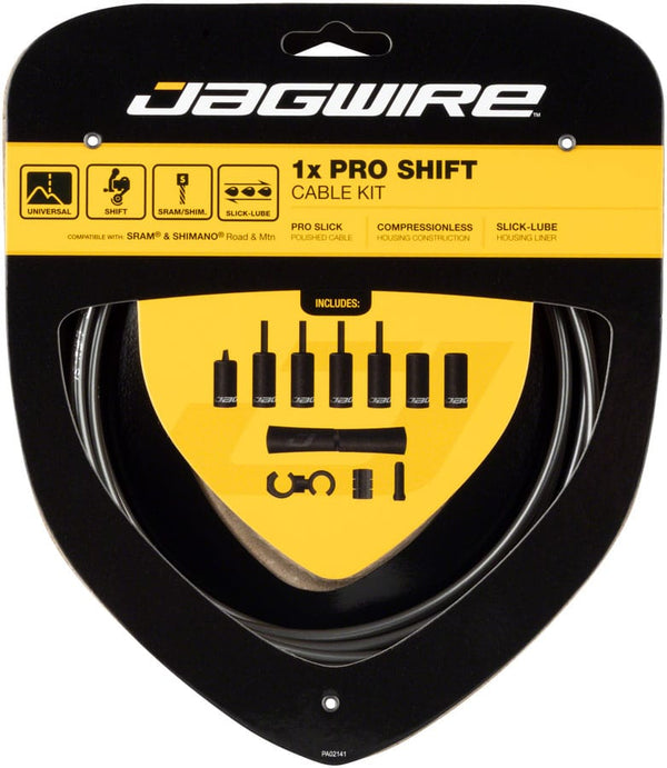 Jagwire Cables and Housing Ice Gray Jagwire 1x Pro Shift Kit Road/Mountain SRAM/Shimano