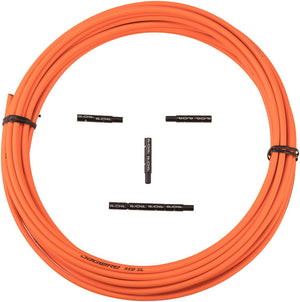 Jagwire Cables and Housing Jagwire 5mm Pro Compressionless Brake Housing Slick-Lube Liner 10M Roll Orange