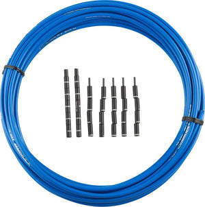 Jagwire Cables and Housing Jagwire 5mm Pro Compressionless Brake Housing Slick-Lube Liner 10M Roll SID Blue