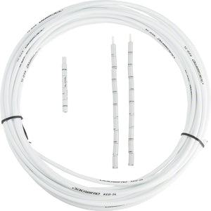 Jagwire Cables and Housing Jagwire 5mm Pro Compressionless Brake Housing Slick-Lube Liner 10M Roll White