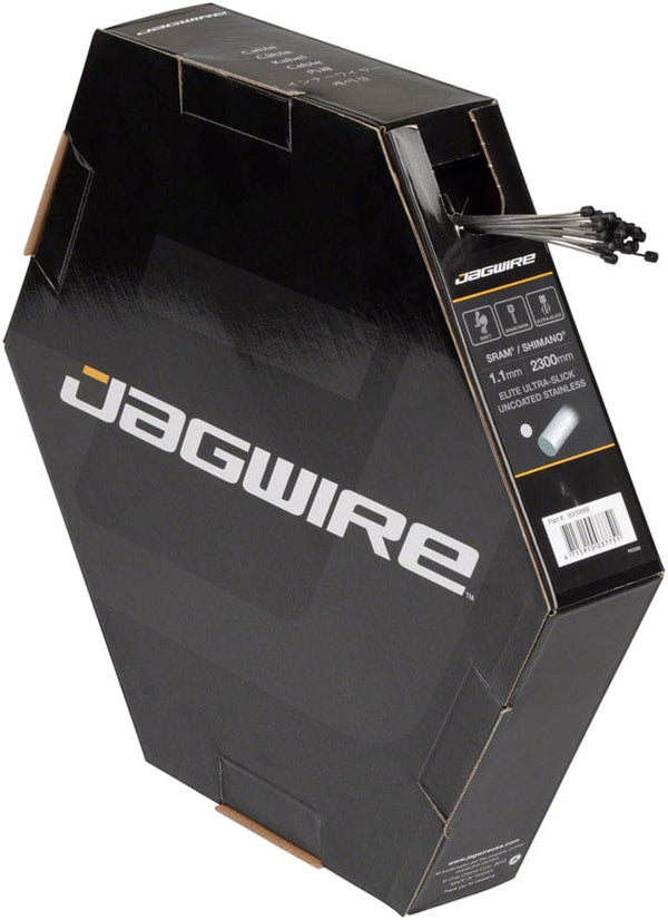 Jagwire Cables and Housing Jagwire Elite Ultra-Slick Shift Cable - 1.1 x 2300mm Polished Stainless Steel For SRAM/Shimano Box of 25