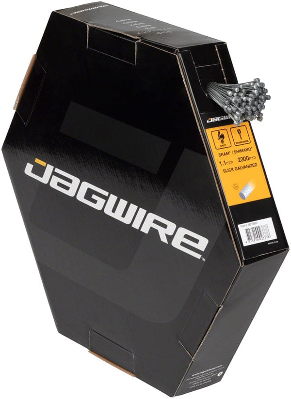 Jagwire Cables and Housing Jagwire Sport Shift Cable - 1.1 x 2300mm Slick Galvanized Steel For SRAM/Shimano Box of 100