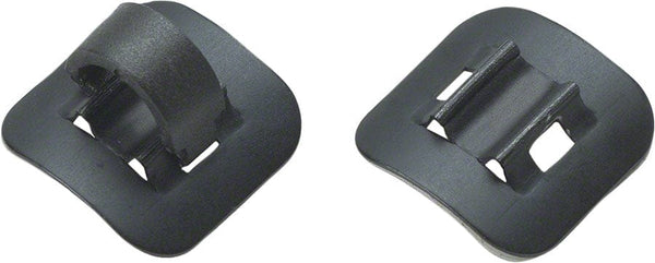 Jagwire Cables and Housing Parts and Accessories Jagwire Alloy Stick-On Guides with C-Clips Black Box of 4