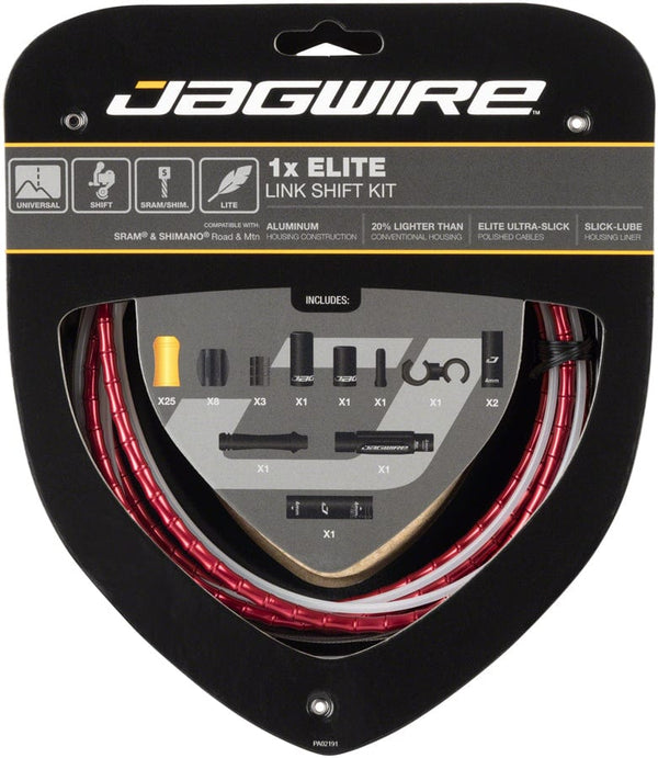 Jagwire Cables and Housing Red Jagwire 1x Elite Link Shift Cable Kit