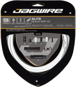 Jagwire Cables and Housing White Jagwire Elite Sealed Shift Cable Kit