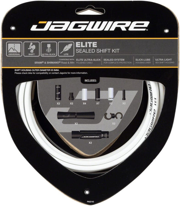 Jagwire Cables and Housing White Jagwire Elite Sealed Shift Cable Kit