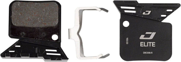 Jagwire Disc Brake Pads Jagwire Elite Cooling Disc Brake Pad - Semi-Metallic Aluminum Backed Fits SRAM Red 22 B1 Force 22 A1 Rival 22 A1 Apex 1 A1