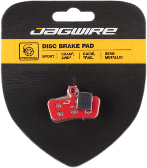 Jagwire Disc Brake Pads Jagwire Mountain Sport Semi-Metallic Disc Brake Pads SRAM Guide RSC RS R Avid Trail
