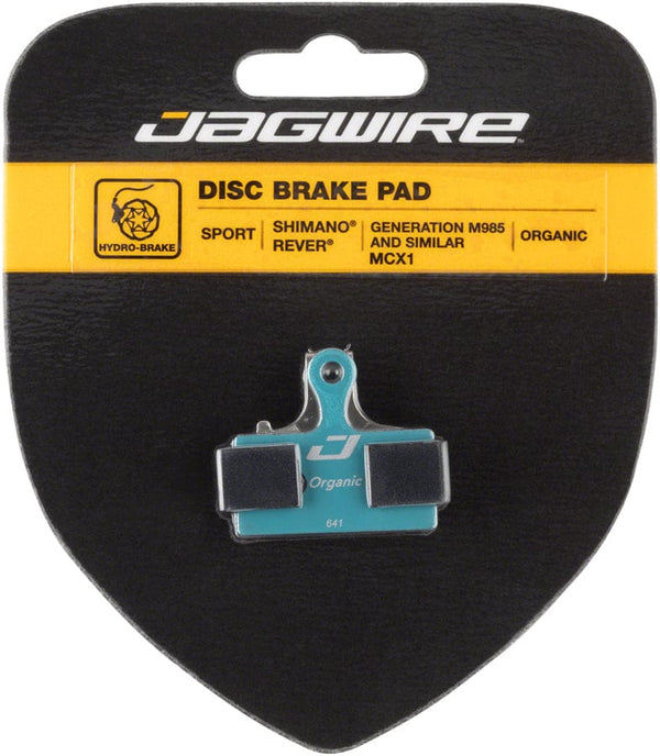 Jagwire Disc Brake Pads Jagwire Sport Organic Disc Brake Pads - For Shimano S700 M615 M6000 M785 M8000 M666 M675 M7000 M9000 M9020 M985 M987