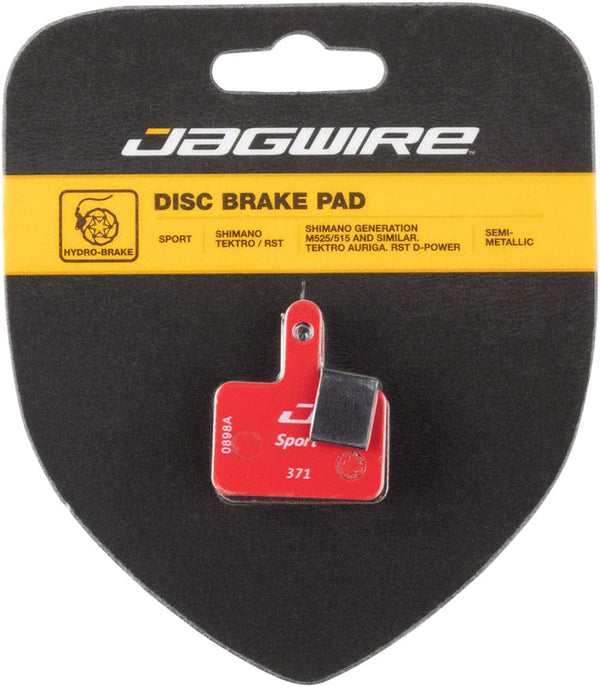 Jagwire Disc Brake Pads Jagwire Sport Semi-Metallic Disc Brake Pads - For Shimano Acera M3050 Alivio M4050 Deore M515/M515-LA/M525/T615