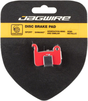 Jagwire Disc Brake Pads Jagwire Sport Semi-Metallic Disc Brake Pads - For Shimano XTR M965/M966/M975 SLX M665 Saint M800 Deore XT M765/M775/M776