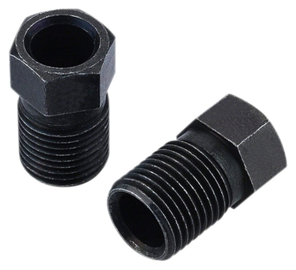 Jagwire Disc Hose and Parts Jagwire Compression Nut for Magura and Shimano - M985 Black Bag/10