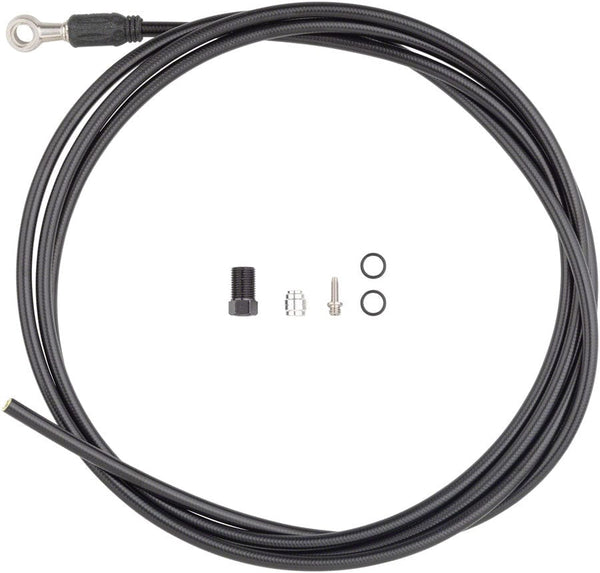 Jagwire Disc Hose and Parts Jagwire Sport DOT Hydraulic Hose Kit for SRAM G2 Guide (B1) 2000mm Black