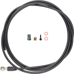 Jagwire Disc Hose and Parts Jagwire Sport Mineral Oil Hydraulic Hose Kit for Magura MT 2000mm Black