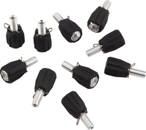 Jagwire Exclude Index / Bag Of 10 / Black Jagwire Frame Mounted Adjusting Barrel