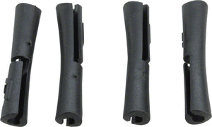 Jagwire Exclude Jagwire Tube Tops 5G Frame Protectors for Brake or Shift Housing Black Bag/4