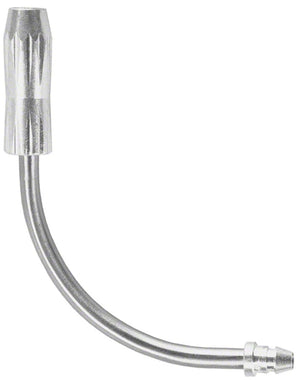 Jagwire Linear Pull Brake Noodle Jagwire 90 Degree Brake Noodle with Barrel Adjuster Silver