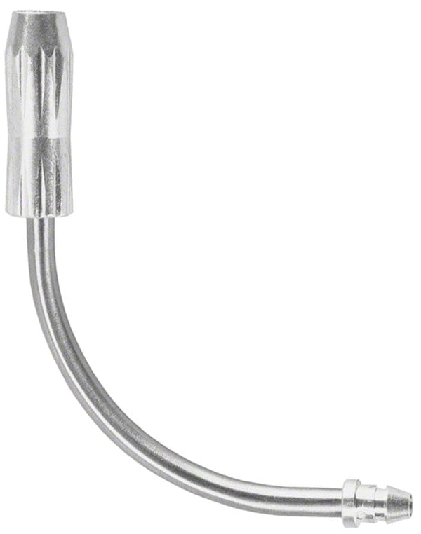 Jagwire Linear Pull Brake Noodle Jagwire 90 Degree Brake Noodle with Barrel Adjuster Silver