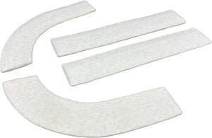 Jagwire Under-Tape Pad Jagwire Pro Anti-Vibration Handlebar Pad Set - eTPU Foam For Drop Bars White