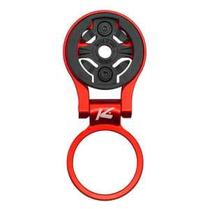K-Edge Computers and Accessories K-Edge Garmin Race Stem Mount Adjustable Red Anodized
