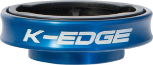 K-Edge Computers and Accessories K-EDGE Gravity Stem Cap Mount for Garmin Quarter Turn Type Computers Blue