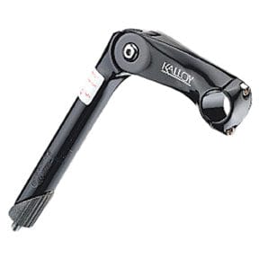 Kalloy Stems Kalloy AL-809 Adjustable Quill Stem (25.4) Black