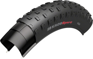 Kenda Tires Kenda Kaos Sport Tire - 20 x 2.8 Clincher Wire Black 35tpi
