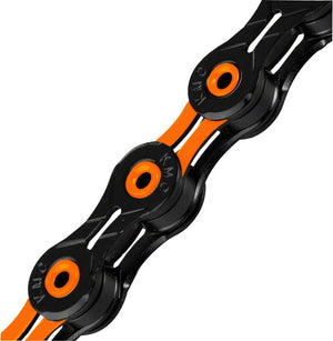 KMC Chains Black/Orange KMC DLC 11 Chain - 11-Speed, 118 Links