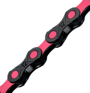 KMC Chains KMC DLC 12 Chain - 12-Speed 126 Links Black/Pink