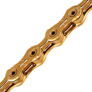 KMC Chains KMC X11SL Waxed Chain - 11-Speed 118 Links Ti Gold