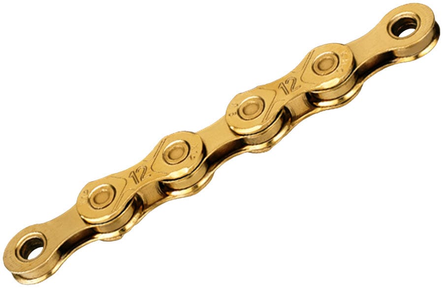 Chain Models 12 Grams KMC X12 Waxed Chain - 12-Speed 126 Links Ti Gold – Ottawa Bike and ...