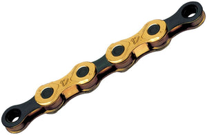 KMC Chains KMC X12 Waxed Chain - 12-Speed 126 Links Ti Gold/Black