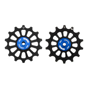 Kogel Rear Derailleurs Kogel Kogel Derailleur Pulley Hybrid Ceramic Shimano 12sp Black/Blue