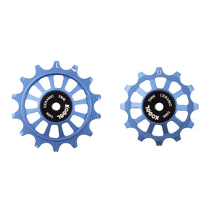 Kogel Rear Derailleurs Kogel Kogel Derailleur Pulley Hybrid Ceramic Shimano M9200 12sp Blue
