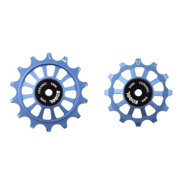 Kogel Rear Derailleurs Kogel Kogel Derailleur Pulley Hybrid Ceramic Shimano M9200 12sp Blue