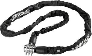 Kryptonite Chain Lock Kryptonite Keeper 411 Chain Lock with Combination: Black 4 x 110cm