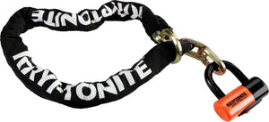 Kryptonite Chain Locks Kryptonite New York Cinch Ring Chain 1213 Evolution Disc Lock 4.25' 130cm