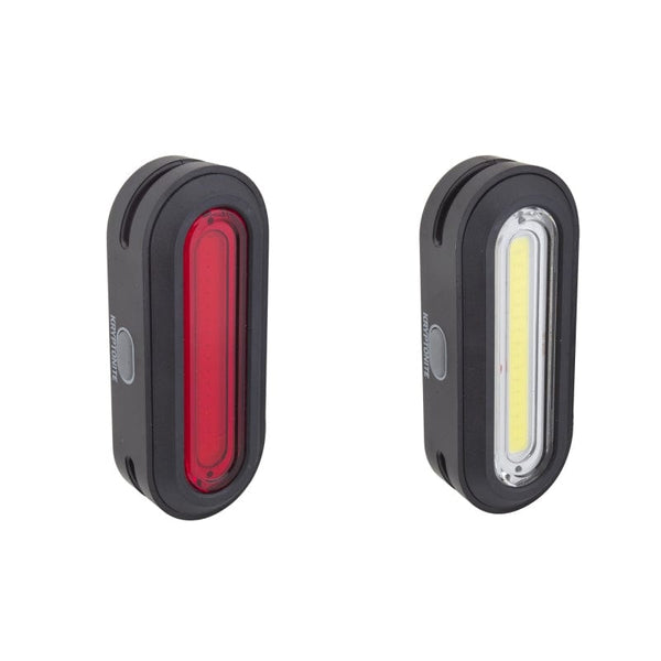 Kryptonite Lights Kryptonite Avenue F-100 & R-50 Set Black 6F/6R Combo Rubber Strap USB 100/50