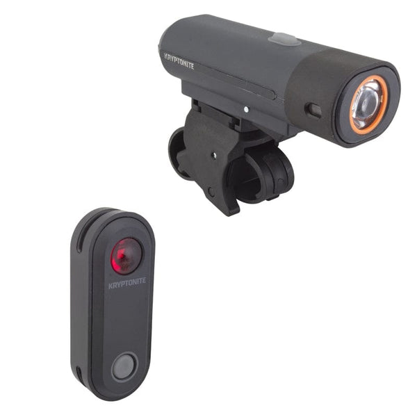 Kryptonite Lights Kryptonite Street F-300 & Avenue R-30 Set Black 6F/5R Combo Rubber Strap USB 300/30