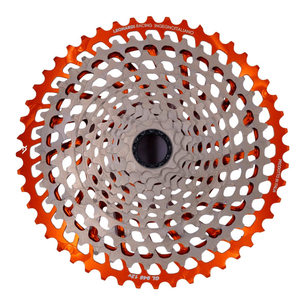 Leonardi Cassettes 9-48T / Black/Orange Leonardi General Lee 12 Speed Cassette