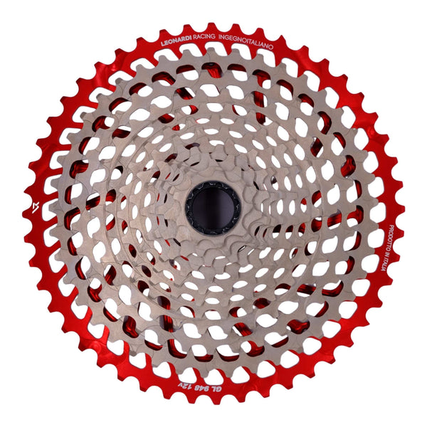 Leonardi Cassettes 9-48T / Black/Red Leonardi General Lee 12 Speed Cassette